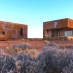 WEATHERED STEEL AND RECLAIMED WOOD CLAD STUNNING CABINS ON A NAVAJO RESERVATION